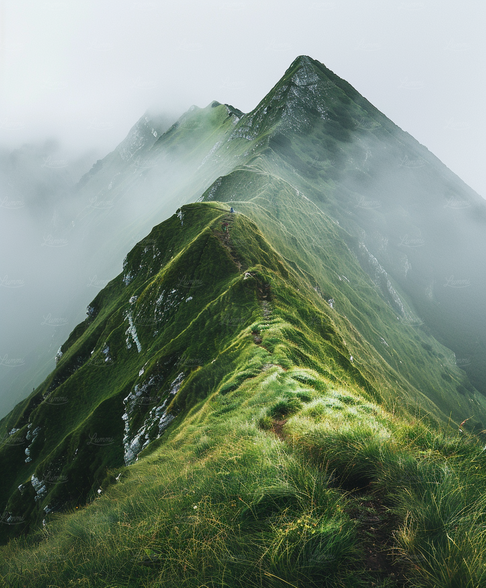 Misty Mountain Ridge Photo on Lummi