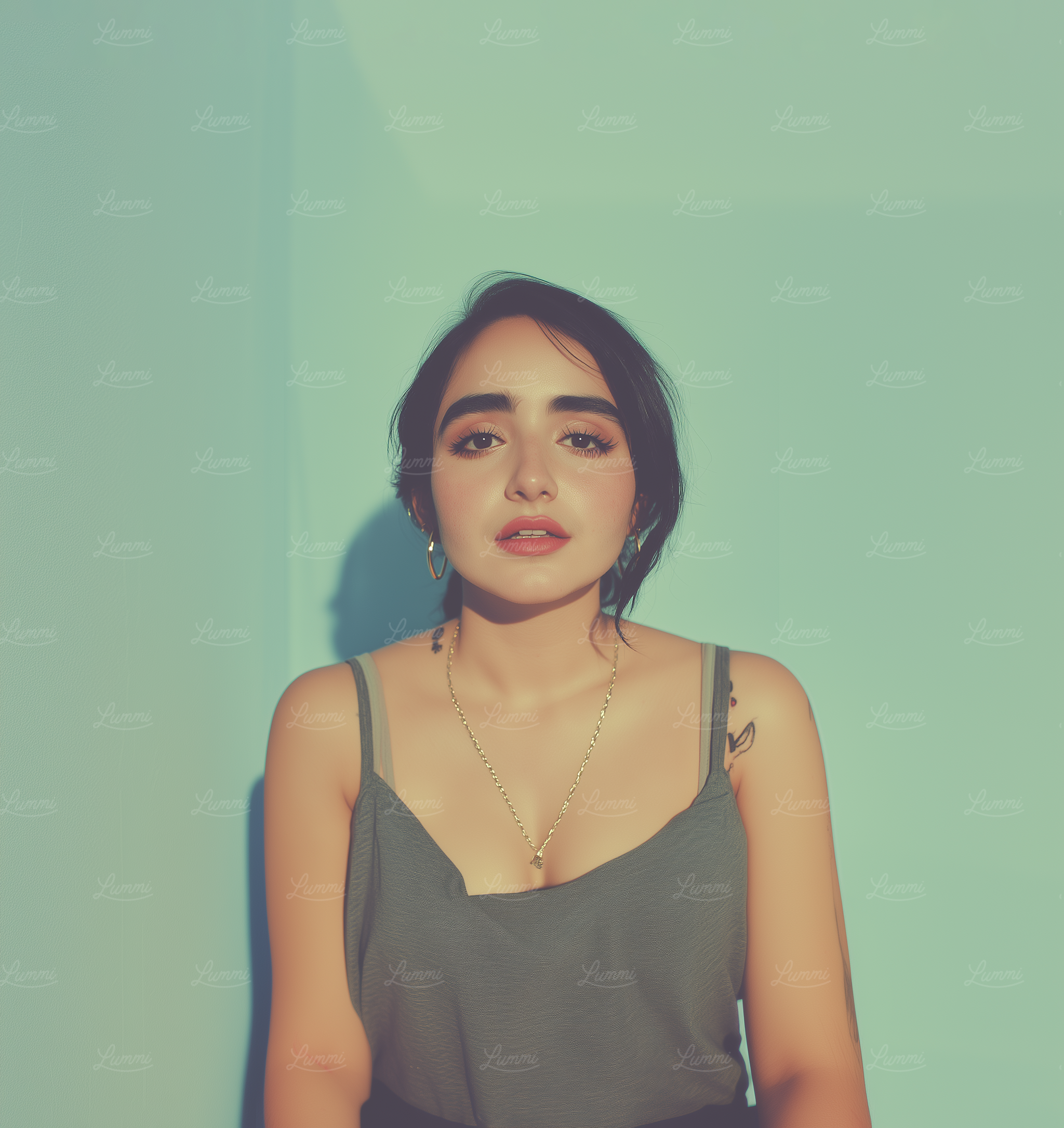 Pensive Woman Portrait