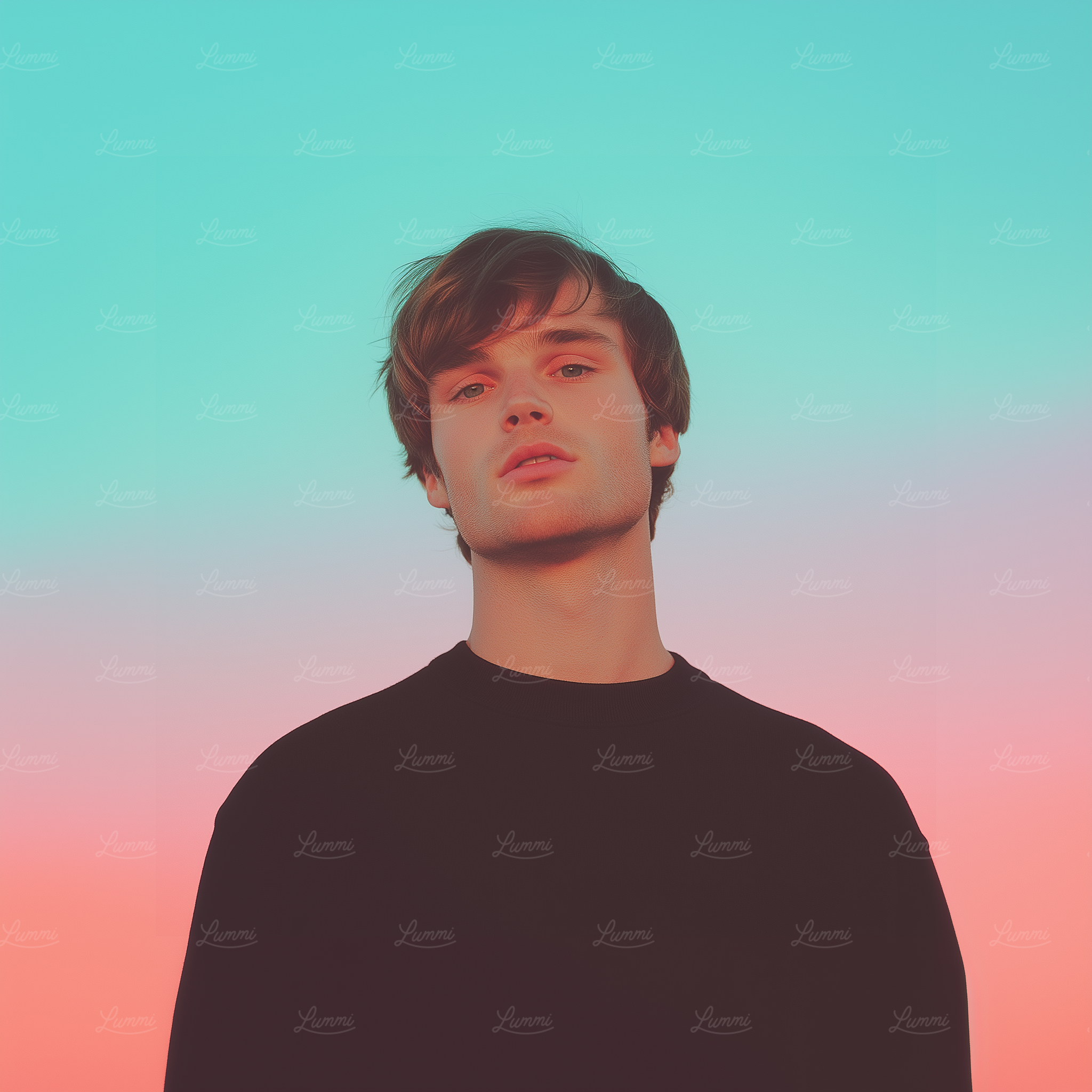 Modern Portrait Gradient Photo on Lummi